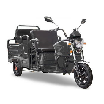 Грузовой электротрицикл Rutrike Вояж-П 1200 Трансформер 60V800W Темно-серый