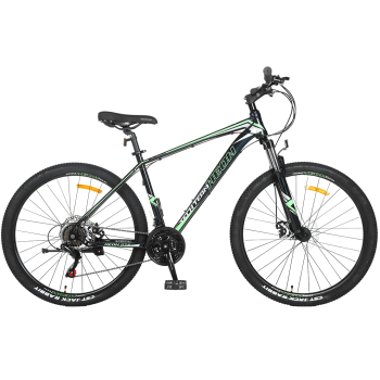 Велосипед Tech Team TT NEON 27.5 2021 Черно-зеленый